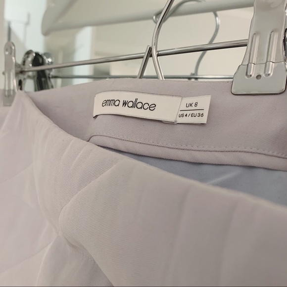 Puffy Padded Mini Grey Skirt with tassle detail - Picture 4 of 9